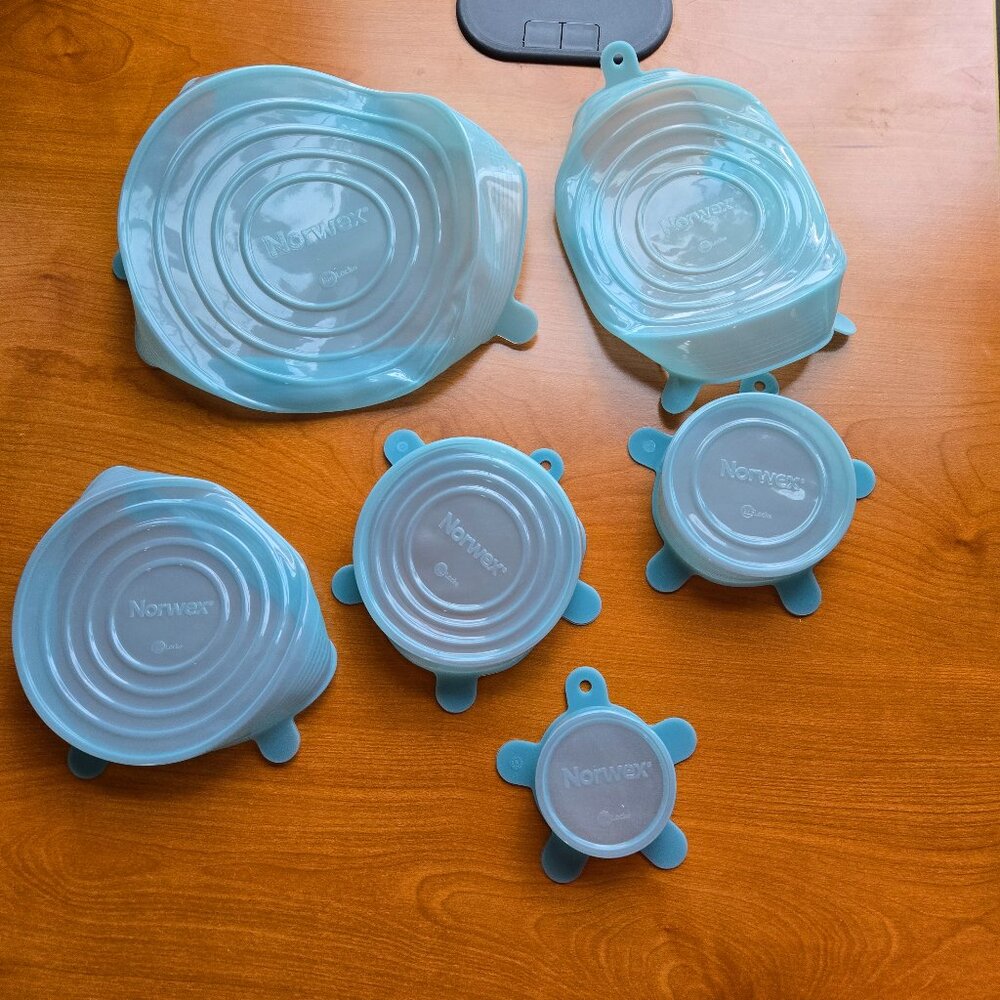 NEW Norwex Stretchy Silicone Lids